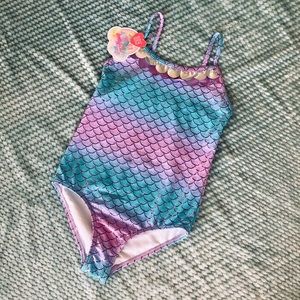 NWT | bmagical by btween | One-piece Swimsuit | Mermaid Shimmer! | Girls 10